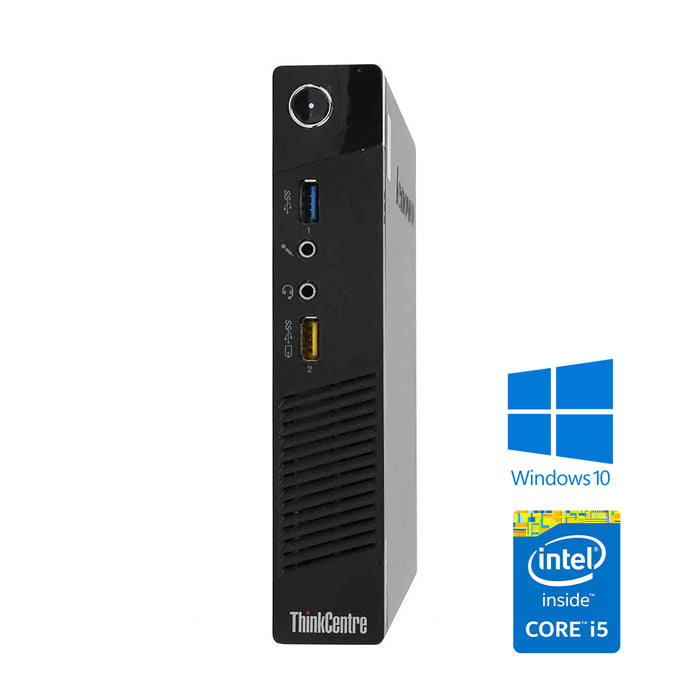 REFURBISHED - LENOVO THINKCENTRE M93P - MINI PC - I5 4570T - 8GB DDR3 - 500GB HDD - 20 INCH - PHILIPS - LED - COMPUTER SET - B-GRADE