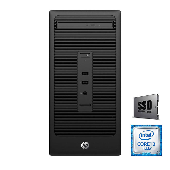 REFURBISHED - HP 280 G2 MICRO TOWER - I3 6100 - 8GB DDR4 - 240GB SSD - COMPUTER