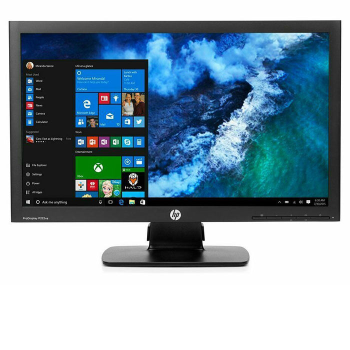 REFURBISHED - HP PRODISPLAY P222VA - 21.5INCH - LED - COMPUTER MONITOR