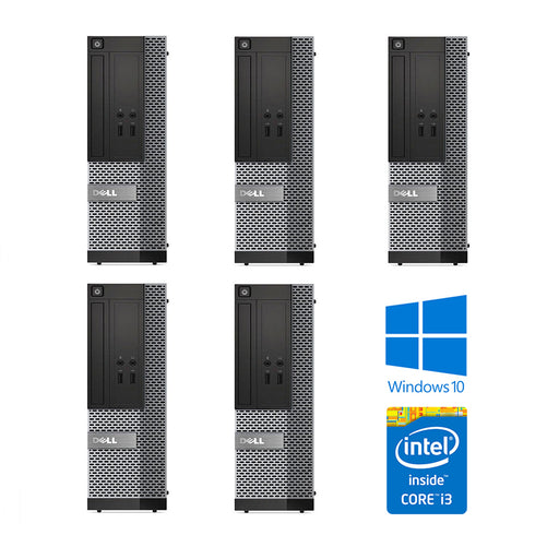 REFURBISHED - 5 X DELL OPTIPLEX 3020 SFF - I3 4130 - 8GB DDR3 - 500GB HDD - COMPUTER
